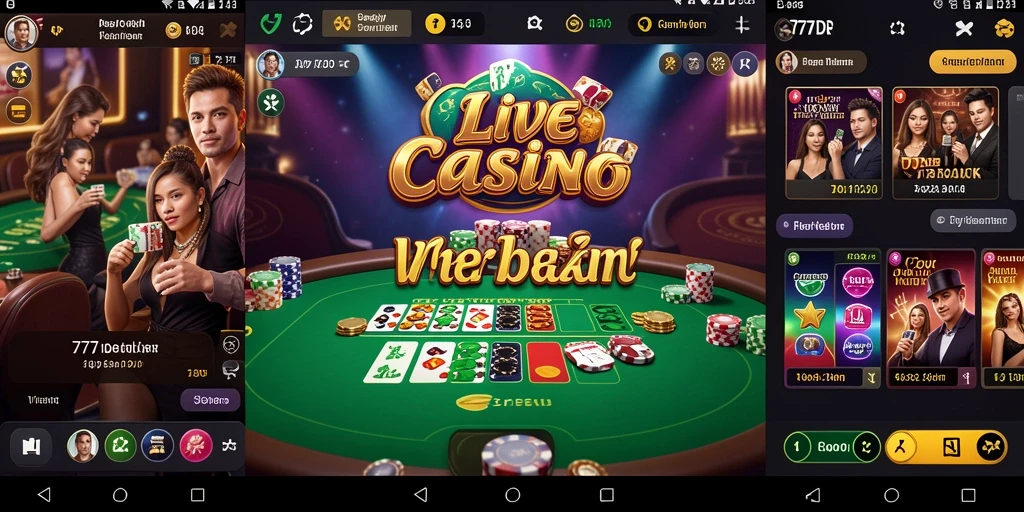Tampilan gameplay Live Casino 777IDR yang menarik dan interaktif.