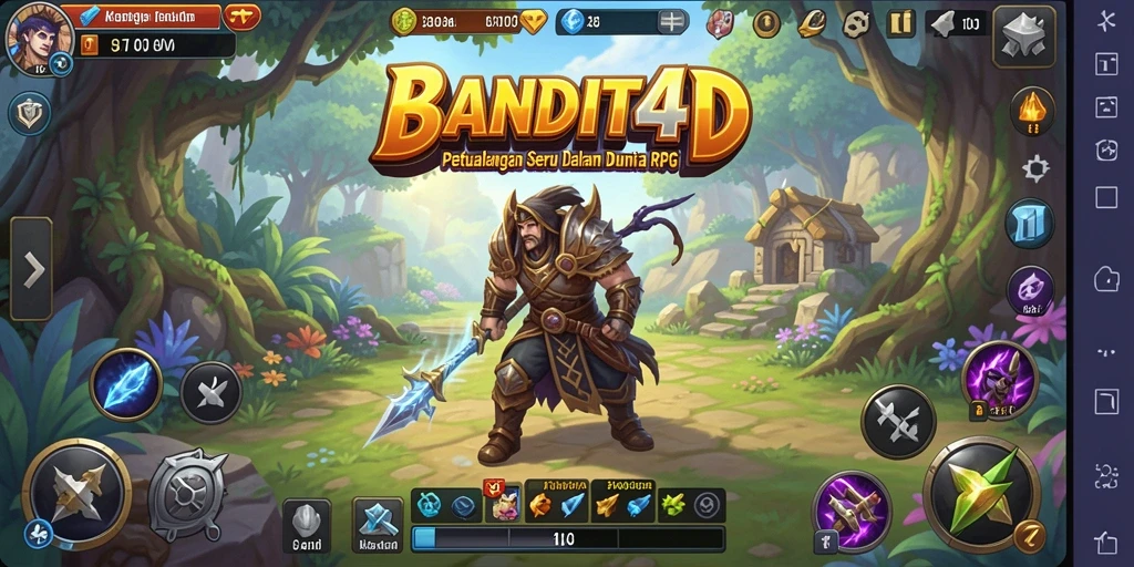 Tampilan gameplay menakjubkan dari BANDIT4D yang penuh aksi.