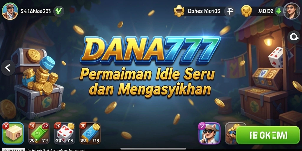 Tampilan gameplay DANA777 yang mengasyikkan dan santai.