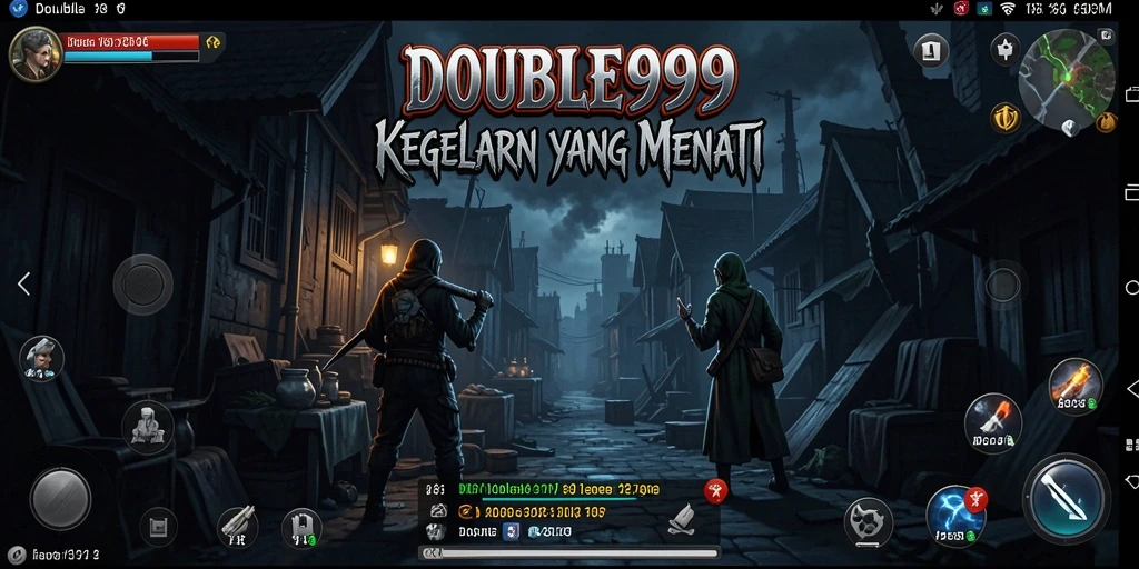 Tampilan gameplay yang menegangkan dan menyeramkan di DOUBLE999.