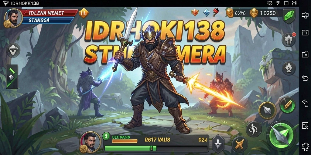 Tangkapan layar dari gameplay menegangkan di IDRHOKI138