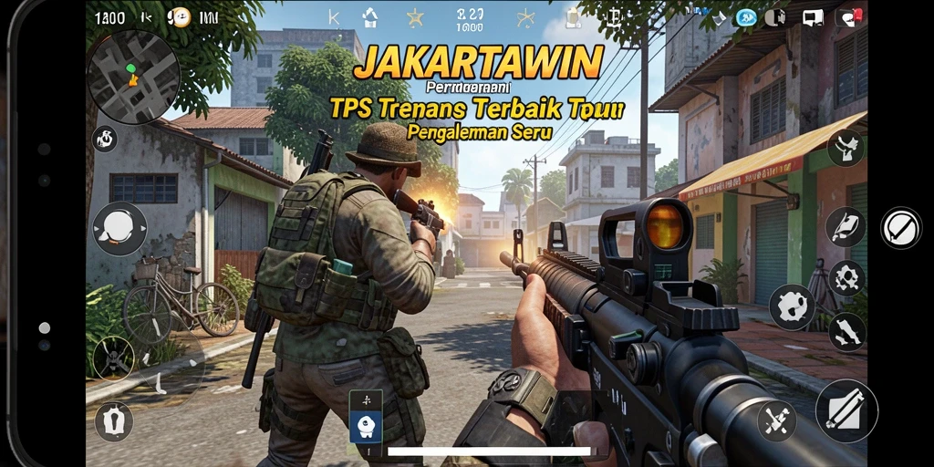 Tampilan gameplay menarik dari JAKARTAWIN dengan aksi menegangkan.