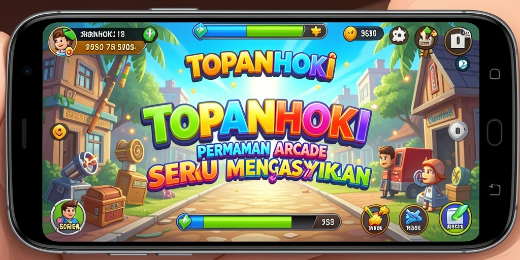 Tampilan gameplay seru dari TOPANHOKI dengan tantangan menarik.